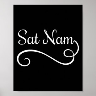 Sat Nam Kundalini Yoga Spirituelle Chakra Meditati Poster