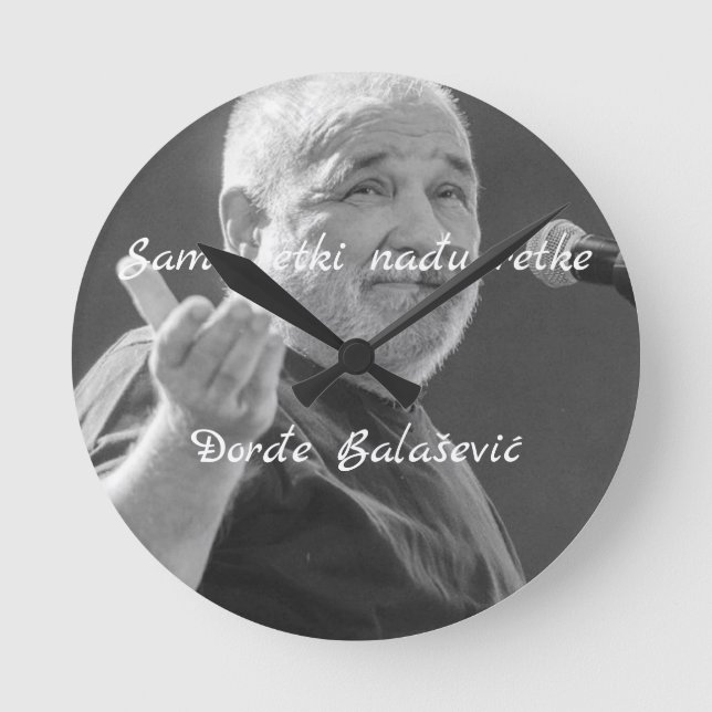 Sat - Samo retki nađu retke Pocket Watch Runde Wanduhr (Vorderseite)