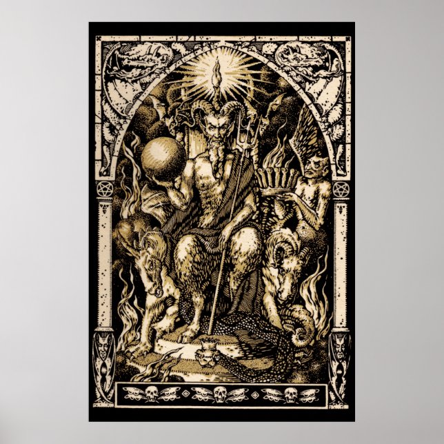 Satan begeisterte 24x36 Art Poster (Vorne)