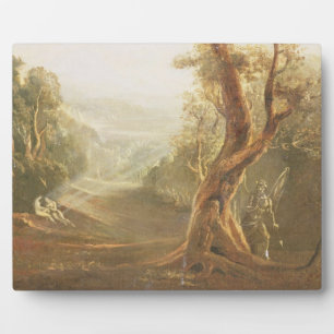 Satan Contemplating Adam and Eve in Paradise, aus Fotoplatte