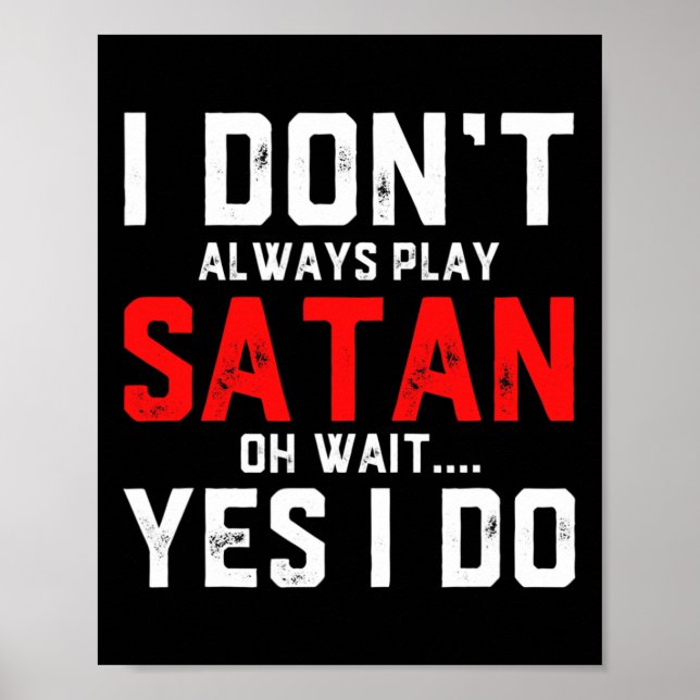 Satan Costume Devil Halloween Kostüm Satan Poster (Vorne)
