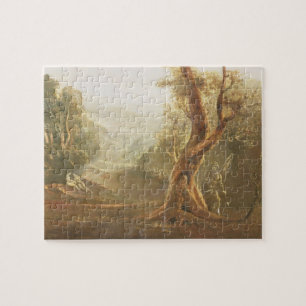 Satan, das Adam und Eve im Paradies, von erwägt Puzzle