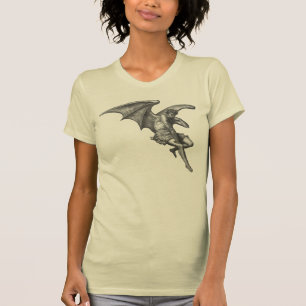 Satan, das auf heller Kleidung denkt T-Shirt