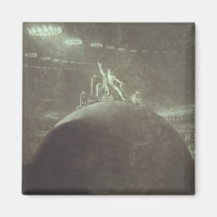 Satan, das dem höllischen Rat, 1824 vorsitzt Magnet