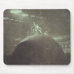 Satan, das dem höllischen Rat, 1824 vorsitzt Mousepad