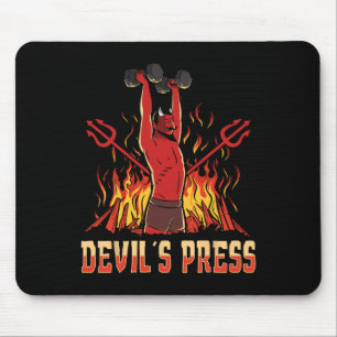 Satan Devil's Press-Bodybuilding Mousepad
