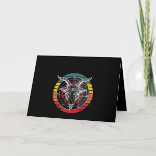Satan Goat, Ziegengeschenk Karte