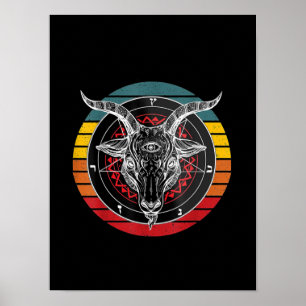 Satan Goat, Ziegengeschenk Poster
