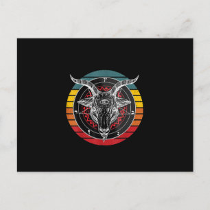 Satan Goat, Ziegengeschenk Postkarte
