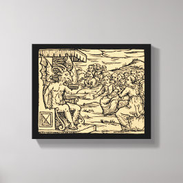 Satan lehrt seine Hexen 8x10 Leinwanddruck