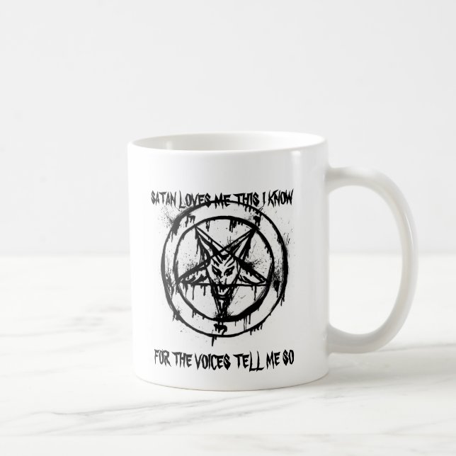 Satan Lieben ich Tasse (Rechts)