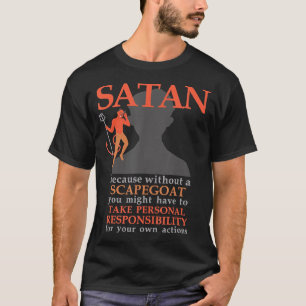 Satan Lieben mir Baphomet Devil 666 Scapegoat Agno T-Shirt
