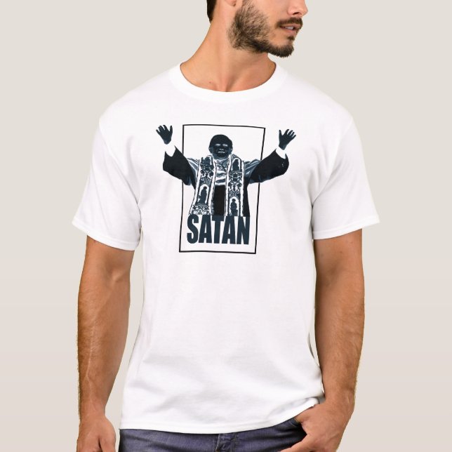 SATAN Papst T-Shirt (Vorderseite)
