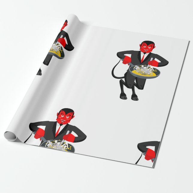 Satan Roasts Sinners Geschenkpapier (Ungerollt)