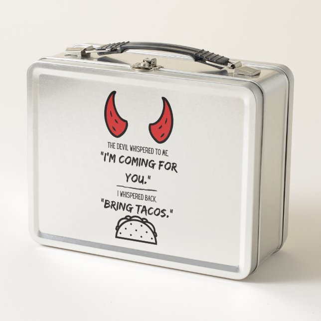 Satan Tacos Lunchbox (Vorderseite)