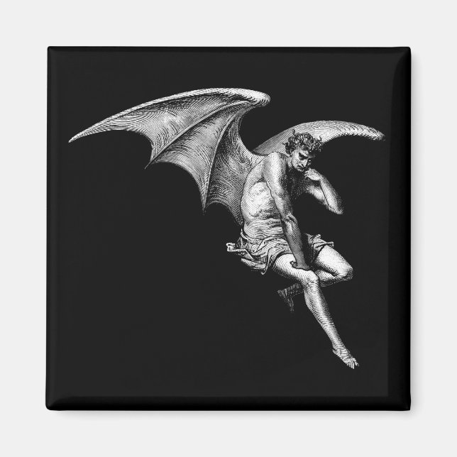 Satan Thinking Magnet (Vorne)