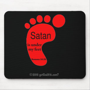 Satan unter meinen Füßen gotGod316.com? Mousepad
