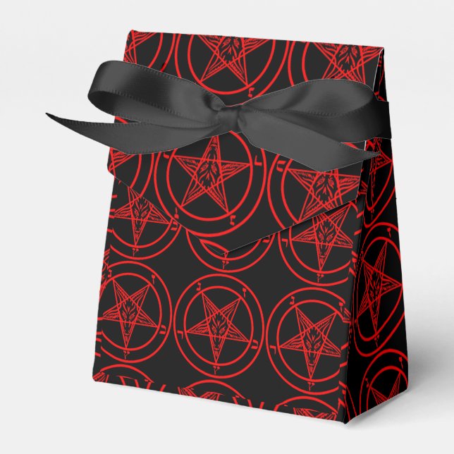 Satanic Baphomet Geschenkschachtel (Vorderseite)
