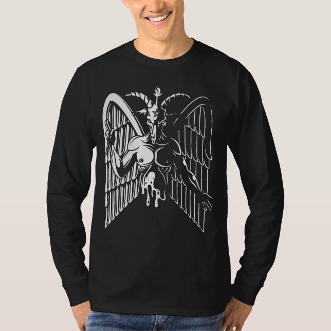 Satanic Baphomet T-Shirt (Vorderseite)
