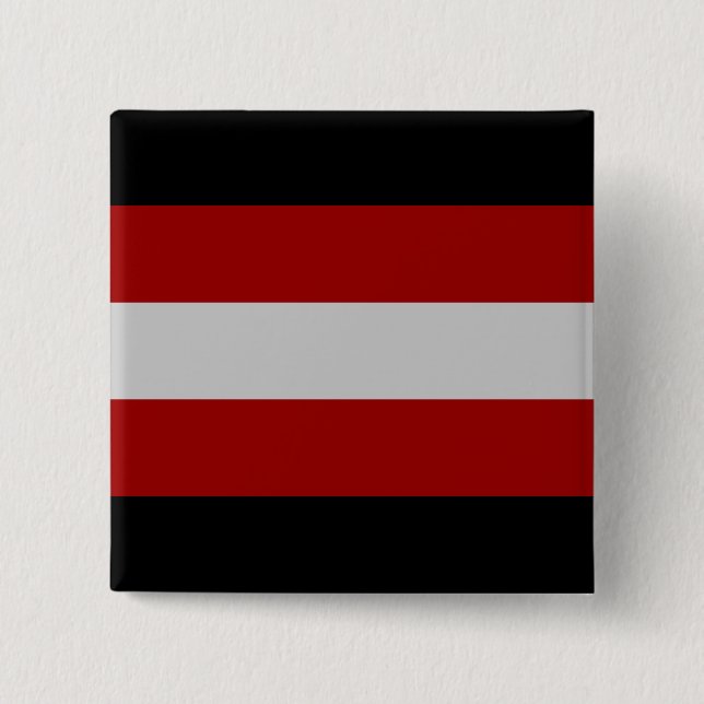 Satanic Flag (Satanismus) Button (Vorderseite)