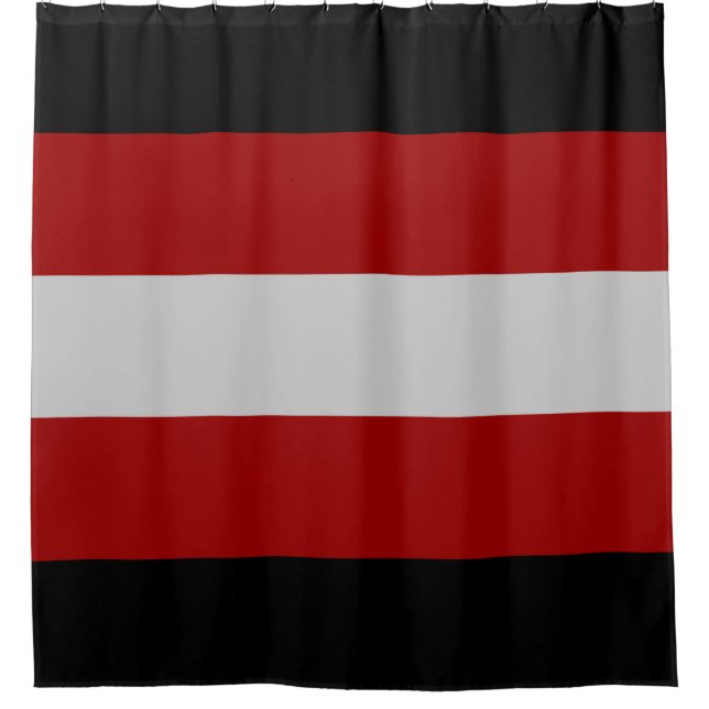 Satanic Flag (Satanismus) Duschvorhang (Vorderseite)