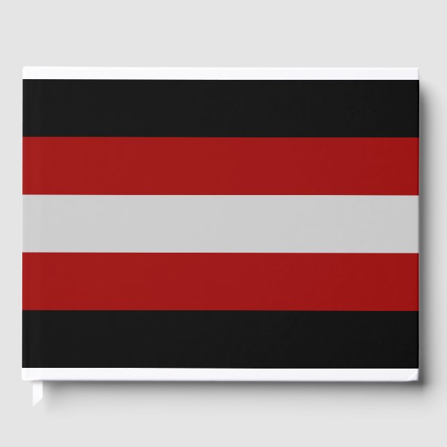 Satanic Flag (Satanismus) Gästebuch (Vorderseite)