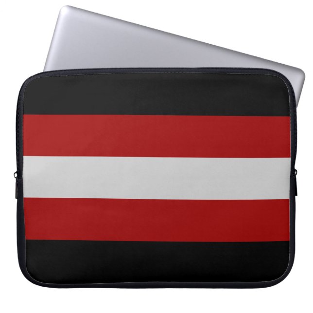 Satanic Flag (Satanismus) Laptopschutzhülle (Vorderseite)