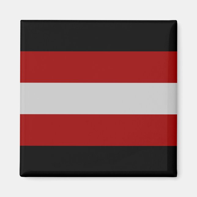 Satanic Flag (Satanismus) Magnet (Vorne)