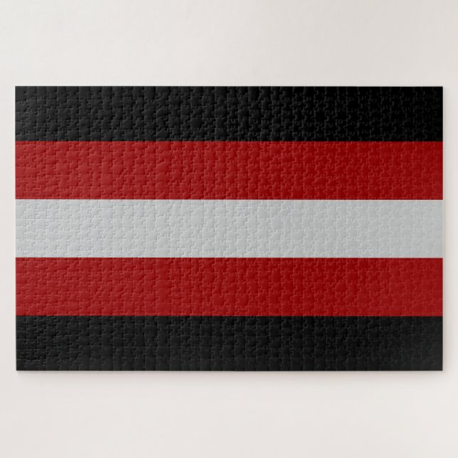 Satanic Flag (Satanismus) Puzzle (Horizontal)