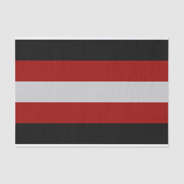 Satanic Flag (Satanismus) Seidenpapier (Vorderseite)