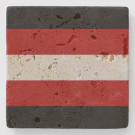 Satanic Flag (Satanismus) Steinuntersetzer