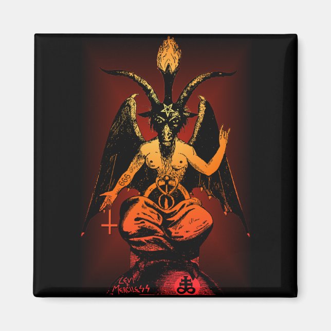 Satanic Goat Magnet (Vorne)