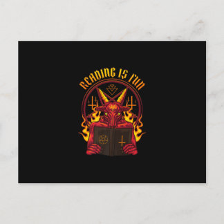 Satanic Pagan Goat Premium Einladungspostkarte