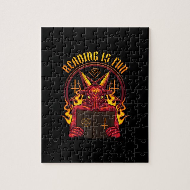 Satanic Pagan Goat Premium Puzzle (Vertikal)