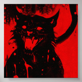 SATANICAT | Matt Paper Print Poster