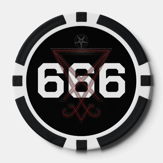 Satanisch Pokerchips (Vorderseite)