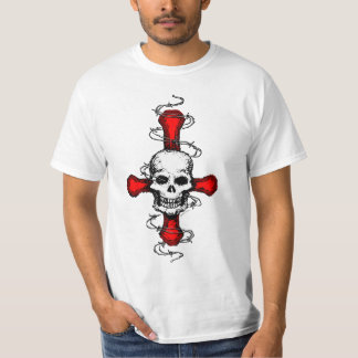 Satanischer Querschädel-T - Shirt