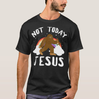 Satanischer Regenbogen heute nicht Jesus 666 Satan T-Shirt