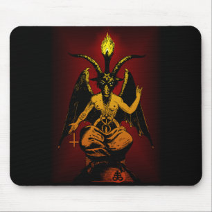Satanisches Ziege mousepad