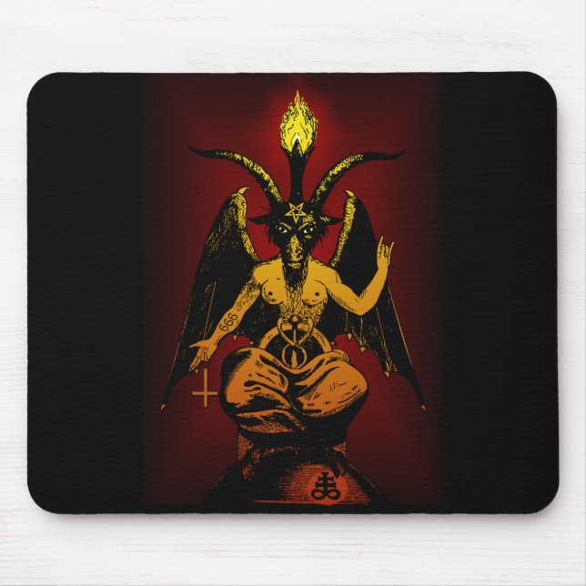 Satanisches Ziege mousepad (Vorne)