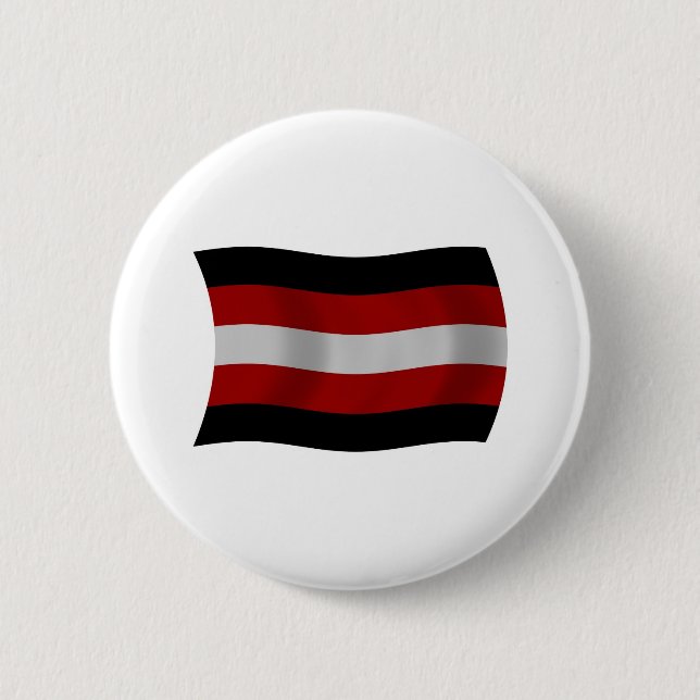 Satanismus-Flagge-Button Button (Vorderseite)