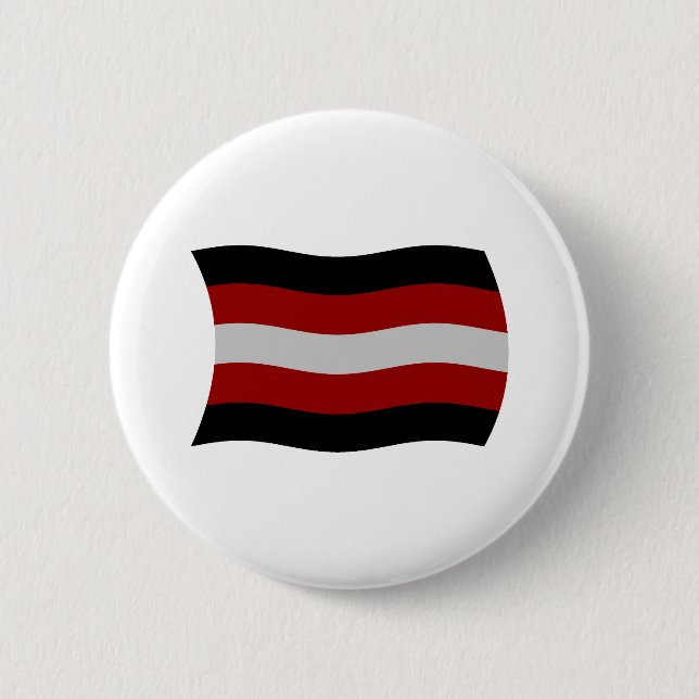 Satanismus-Flagge-Button Button (Vorderseite)