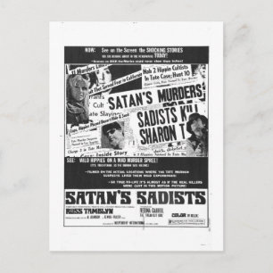 SATAN'S SADISTS POSTCARD POSTKARTE