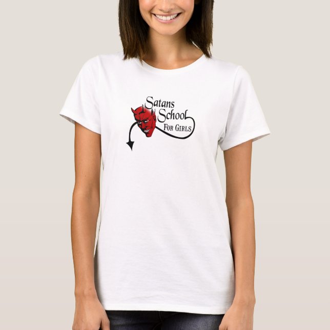Satans Schule für Mädchen-T - Shirt (Vorderseite)