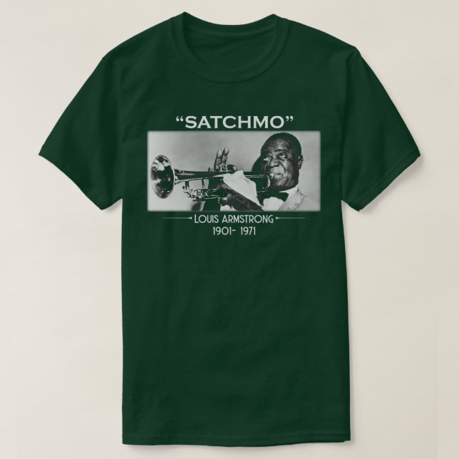 Satchmo Louis Armstrong Tribute T-Shirt (Design vorne)