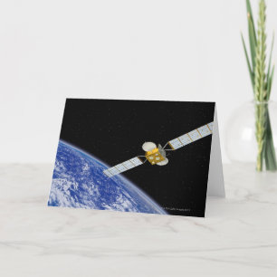Satellit der Kommunikation Karte