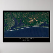 Satellit "Gulinseln National Seashore Florida"