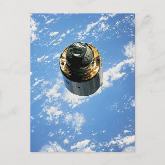 Satellit im Orbit 4 Postkarte