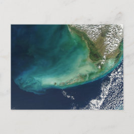 Satellite-Foto der Tasten von Florida Postkarte