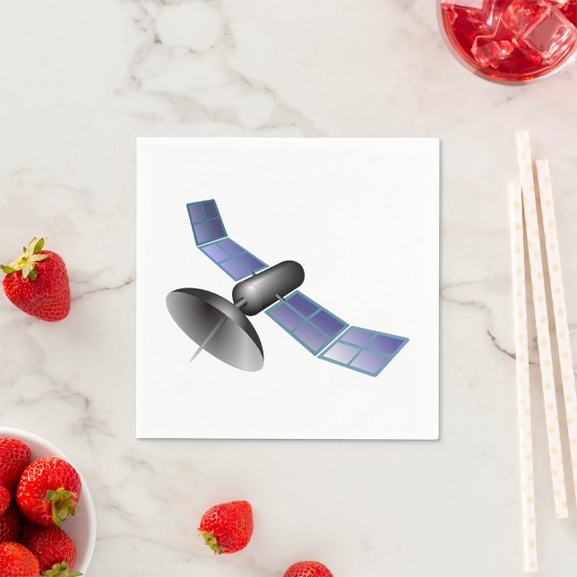 Satelliten Paper Napkins Serviette (Von Creator hochgeladen)